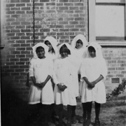 Aboriginal girls at New Norcia orphanage, 1932